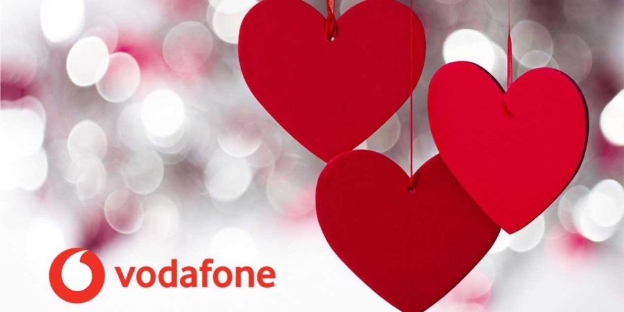 Vodafone regala a sus clientes 50GB extra por San Valentín