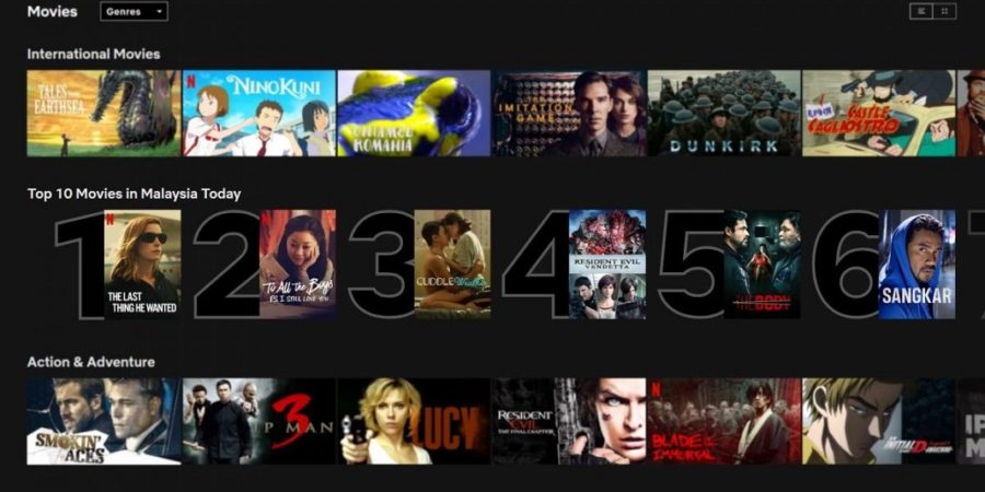 Netflix añade un Top 10 con las películas y series más vistas