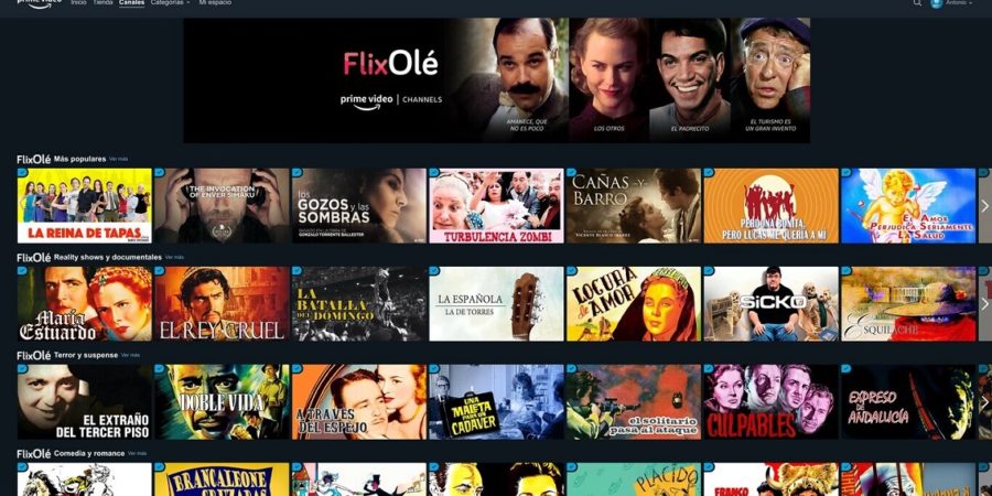 FlixOlé, el Netflix español, llega como canal a Amazon Prime Video